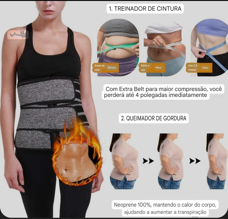 Cinta de emagrecimento para treino